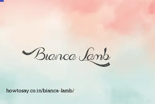 Bianca Lamb