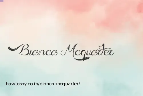 Bianca Mcquarter