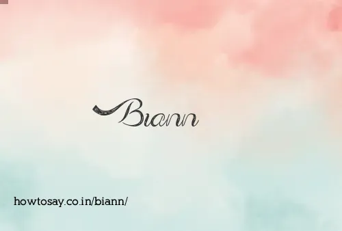 Biann
