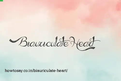 Biauriculate Heart