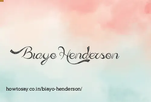 Biayo Henderson