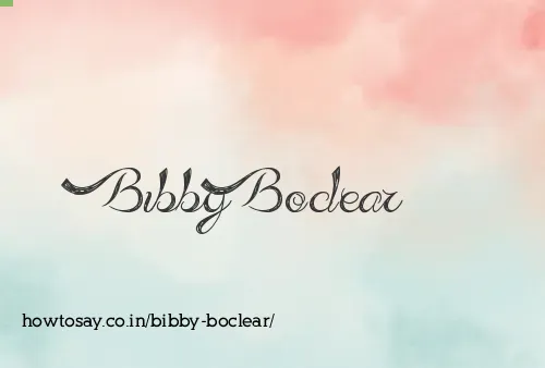 Bibby Boclear