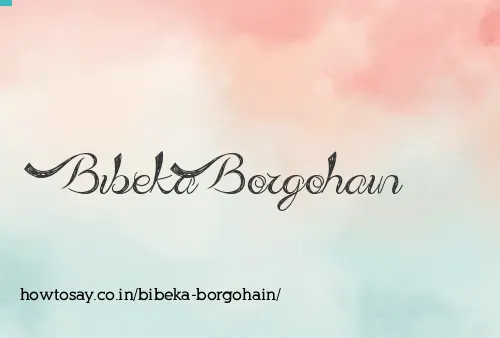 Bibeka Borgohain