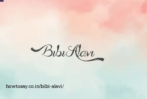 Bibi Alavi