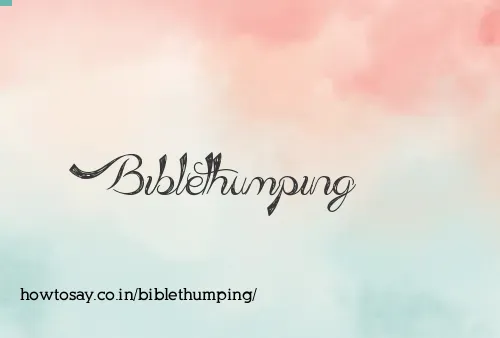Biblethumping