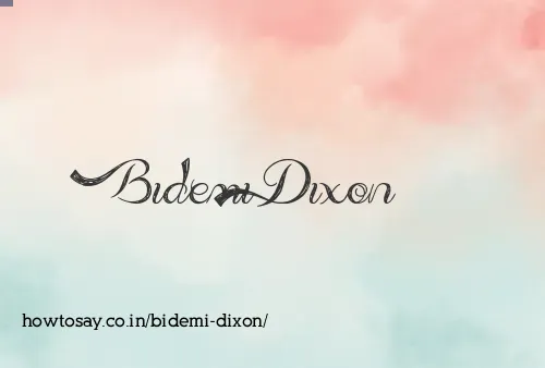 Bidemi Dixon