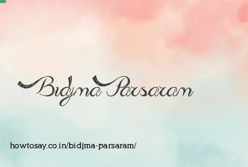 Bidjma Parsaram