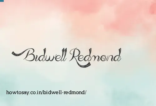 Bidwell Redmond
