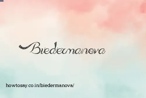 Biedermanova