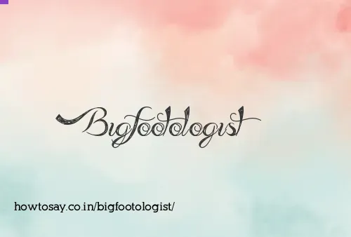 Bigfootologist