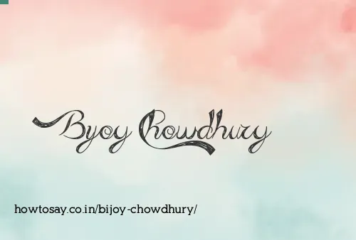 Bijoy Chowdhury