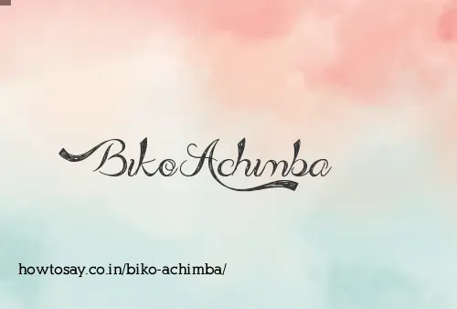 Biko Achimba