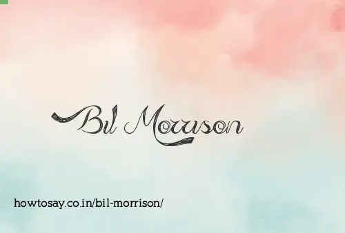 Bil Morrison