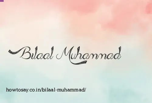 Bilaal Muhammad