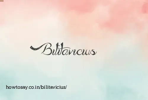 Bilitavicius