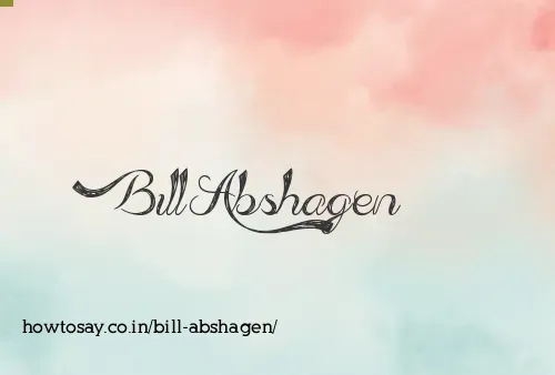 Bill Abshagen