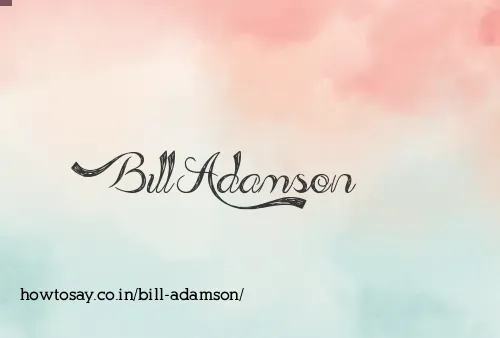 Bill Adamson