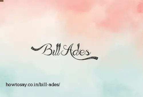 Bill Ades