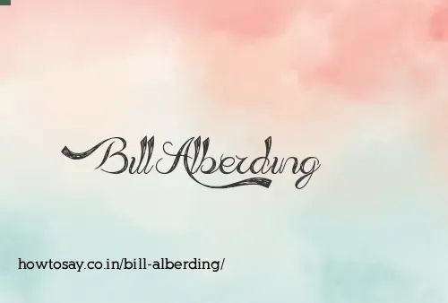Bill Alberding