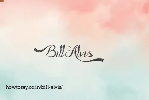 Bill Alvis