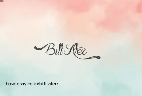 Bill Ater