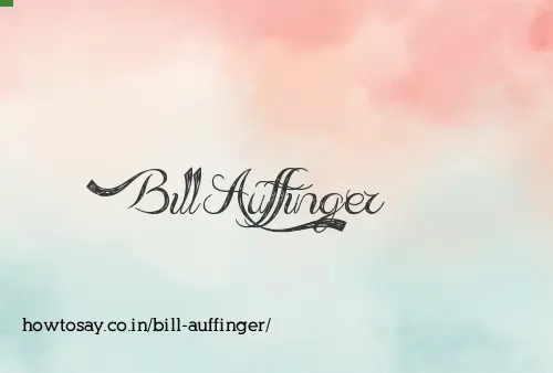 Bill Auffinger