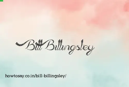 Bill Billingsley