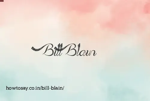 Bill Blain