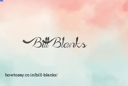 Bill Blanks