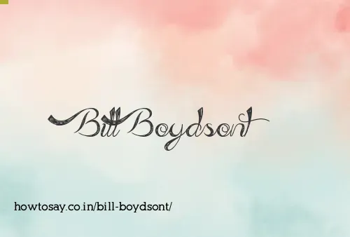 Bill Boydsont