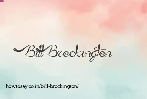 Bill Brockington