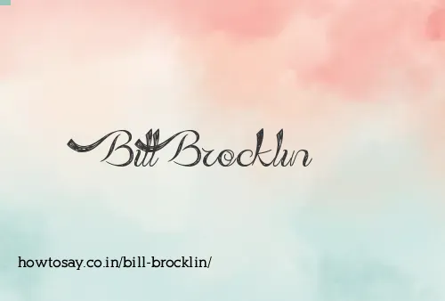 Bill Brocklin
