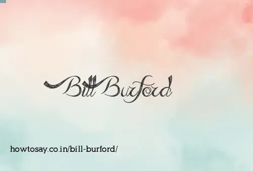 Bill Burford