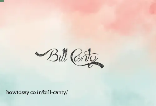 Bill Canty
