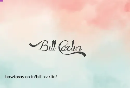 Bill Carlin
