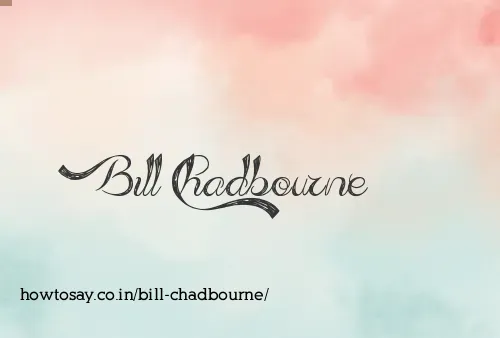 Bill Chadbourne
