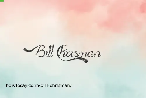 Bill Chrisman