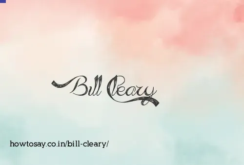 Bill Cleary