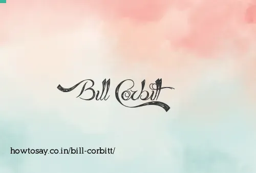 Bill Corbitt