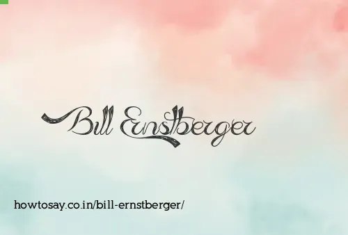 Bill Ernstberger
