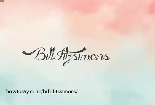 Bill Fitzsimons