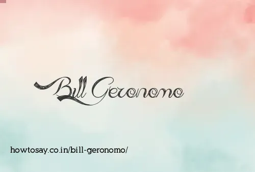 Bill Geronomo
