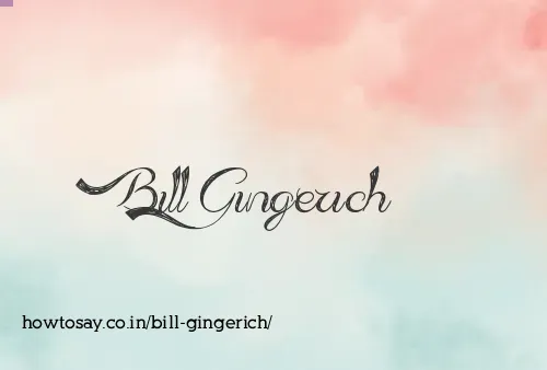 Bill Gingerich