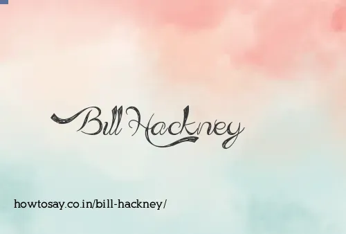 Bill Hackney