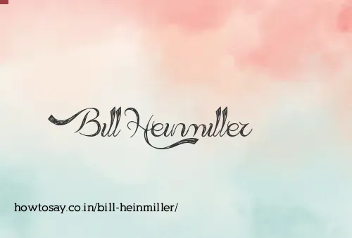 Bill Heinmiller