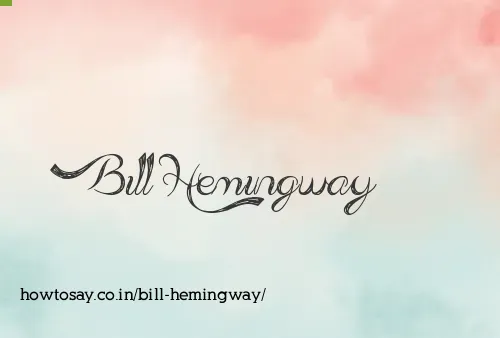 Bill Hemingway