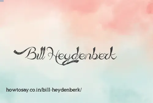 Bill Heydenberk