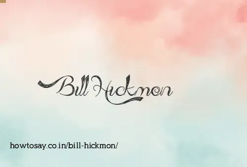 Bill Hickmon