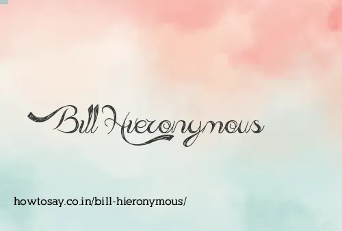 Bill Hieronymous