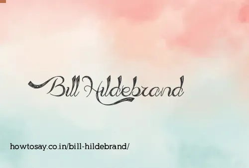 Bill Hildebrand